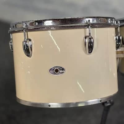 Used Slingerland Concert Tom Set 10/12/13/16 White - Very Good image 3