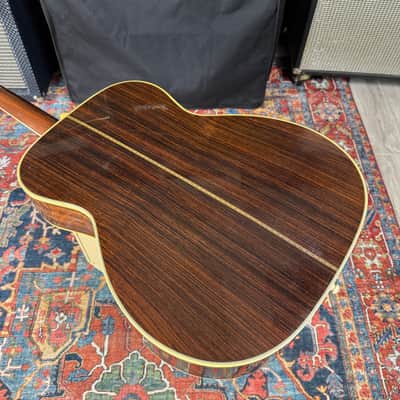 MIJ Morales BM-100 All Solid Wood 1979 "Big Mac" 0000 Size Thin Scalloped BracesAcoustic image 12