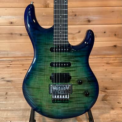 Music Man Luke Bfr Quilt Bahama Blue Burst 06/21 | Reverb