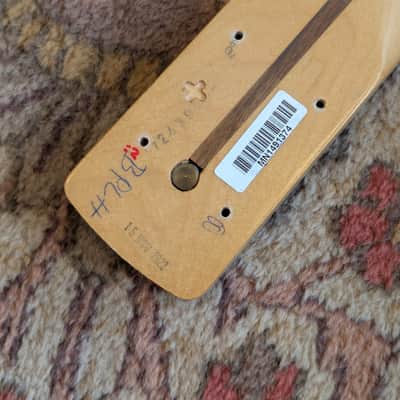 Left Handed Fender Player Plus PJ Precision Jazz Bass maple neck with pau ferro fret board and tuners 2022 image 10