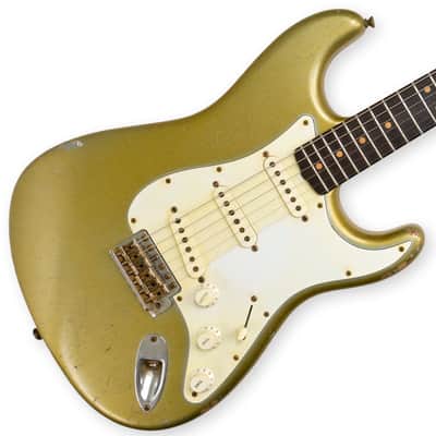 Fender Custom Shop '64 Strat Relic Apprentice Built by George Ruiz 2021 - Aged Blue Metallic image 1