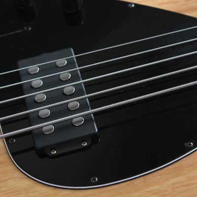Ernie Ball Music Man StingRay 5 H Left Handed Lefty 5 String Electric Bass - Natural Gloss Finish image 8
