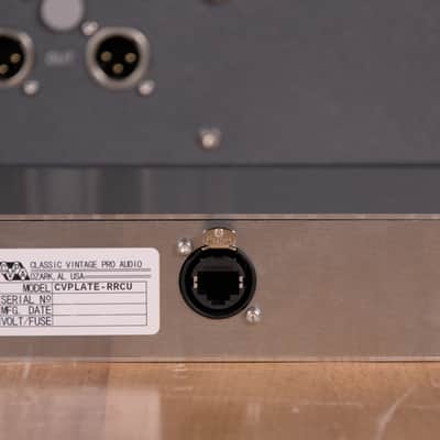 CVPA CVPlate-RST All-Tube Class-A Stereo Plate Reverb - Remote - Stereo Drive - PREORDER image 11