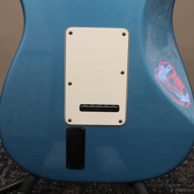 Fender 1996 - 50th Anniversary American Stratocaster - Painted Headstock LP Blue image 10
