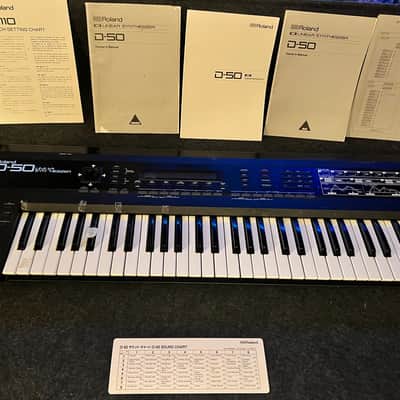 Roland D-50 61-Key Linear Synthesizer 1987 - 1992 - Black