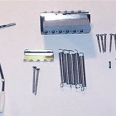 Fender® Vintage Style Chrome Bridge Assembly Strat~2 1/16"~Big Block~Brand New image 3