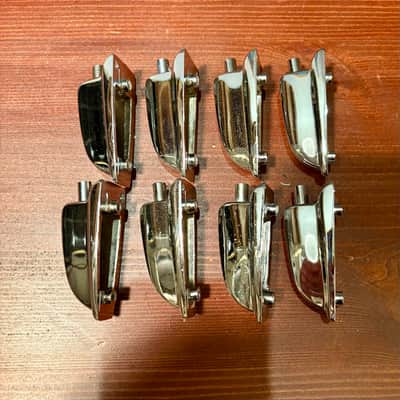 Ludwig Large Classic Lugs (8) 60's/70's - Chrome image 4