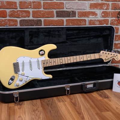 Fender Yngwie Malmsteen Stratocaster Vintage White 2020 w/Hard Shell Case image 2