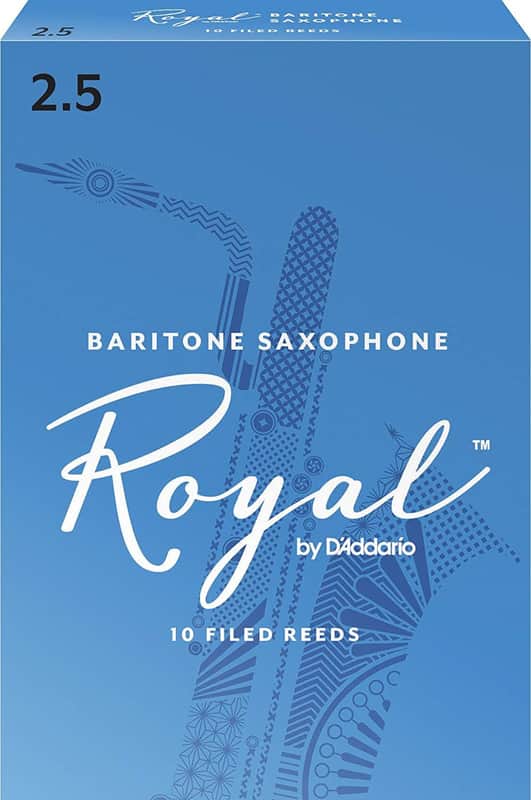 Royal by D'Addario RLB1035 Baritone Sax Reeds, Strength 3.5, 10-pack image 1