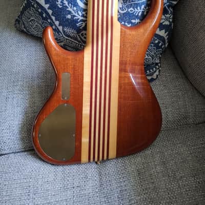 Alembic Europa 6-String Bass 1992 - Walnut Top image 9