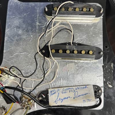 Fender Custom Shop Loaded Custom Stratocaster Body Made for Tom Rundgren 1992 - Flamed Maple Charcoal Burst image 2