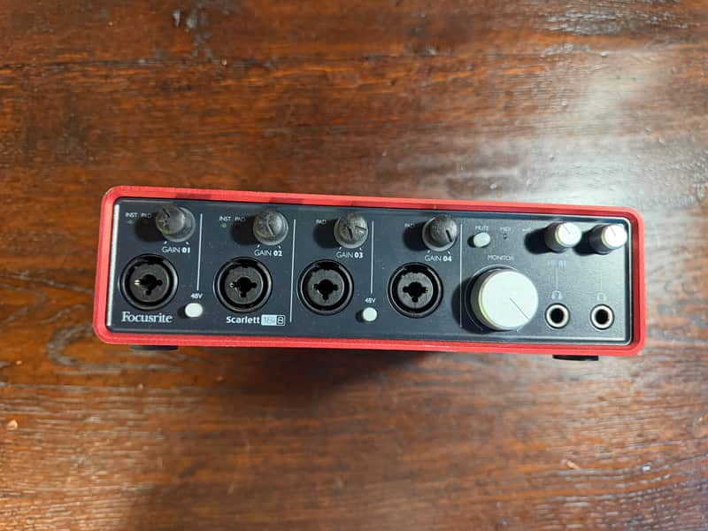 Focusrite Scarlett 18i8 USB 2.0 Audio Interface 2013 - 2016 - Red / Black image 1