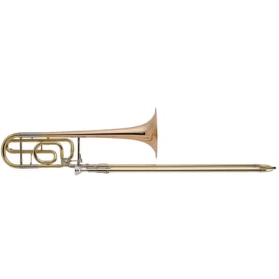 C.G. Conn 52HL Tenor Trombone - F Attachment - Rose Brass Bell image 1