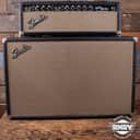 1965 Fender Bandmaster 40 Watt Piggyback 2X12 Guitar Amp Black Panel