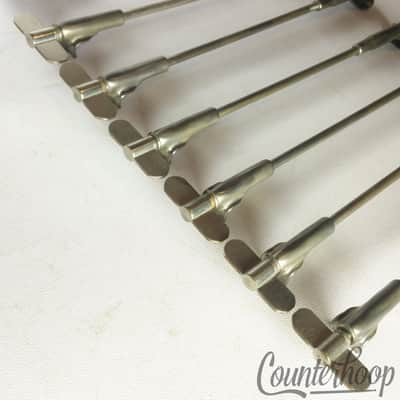 Leedy 6x Snare/Tom Drum Single-Tension T-Rods+Claws 8 1/4"Nickel USA Vintage 20s image 2