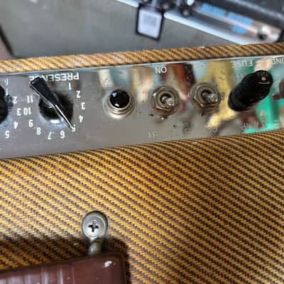 1959 1960 Tweed Fender 5F6-A Bassman 4x10 Combo Amp image 5
