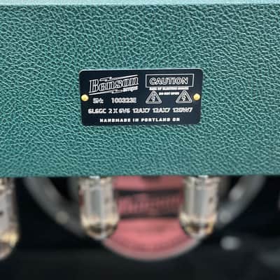 Benson Amps Monarch Reverb Plus 2023 - British Racing Green. NEW, (Authorized Dealer) image 7
