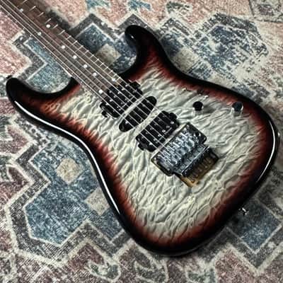 2023 Charvel MJ San Dimas Style 1 HSH FR PF QM Midnight Glow MIJ Made In Japan Electric Guitar W/ Original Case! image 9