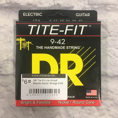 DR Tite Fit Lite Nickel Electric Guitar Strings 9-42 image 1