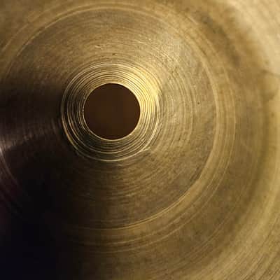 Zildjian 13" A. Zildjian Transition Stamp 1946 - 1953 Paperthin Hats (478 & 506g) image 5
