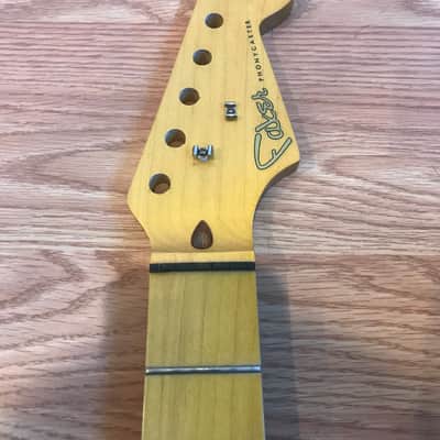 Warmoth Stratocaster Neck Maple Nitro Satin Boat Neck 1 11/16" Nut 6105 image 3