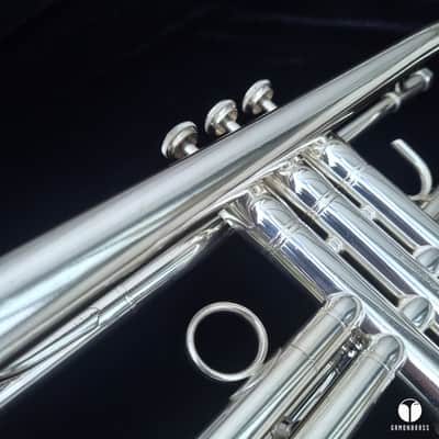 E. K Blessing ML1 Artist USA trumpet gamonbrass SILVERPLATED image 15
