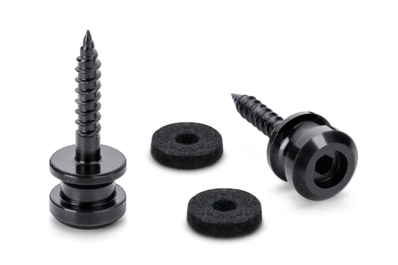 Schaller S-Locks Strap Lock Buttons - Black image 1