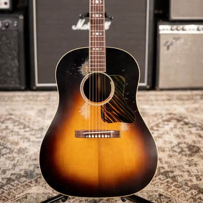 Gibson Custom Shop 1936 Advanced Jumbo Murphy Lab Heavy Aged Acoustic Guitar - Vintage Sunburst with Hardshell Case image 3