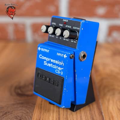 Boss CS-3 Compression Sustainer (Black Label) 1986 Blue image 1