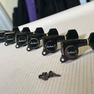 1980's Japan Charvel Jackson Model Series R Logo Tuners Tuning Pegs 6 In Line image 2