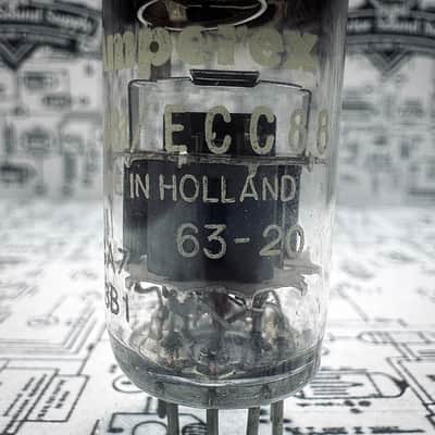 Amperex ECC88 6DJ8 Heerlen Holland 1963 - Tested image 8