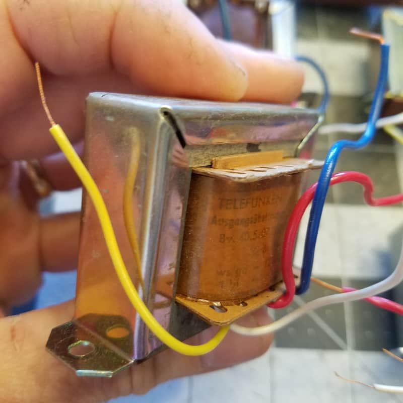 Telefunken 3085:1 [12300 Ohms]  Bv. 40.5107.050-32 Bv/Pv Vintage Output Transformer OT 12kOhm into 4 Ohm Tested Tube Amp Audio 1954-1960 image 1