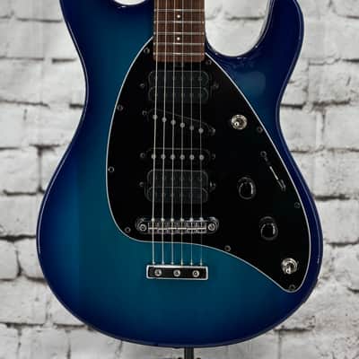 2025 Ernie Ball Music Man Steve Morse Signature HT - Blue Burst image 2