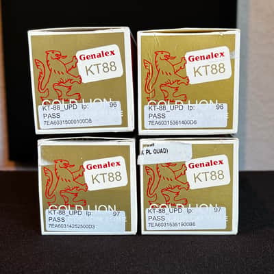 Genalex Gold Lion KT88 Power Tubes - Matched Quartet image 2