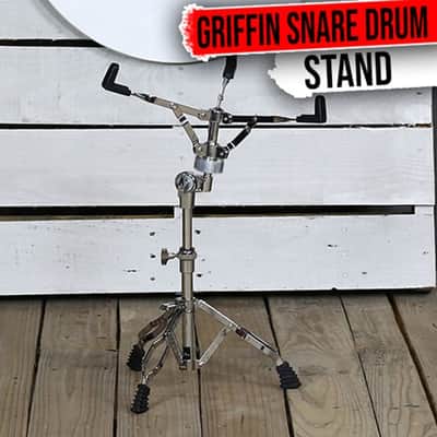 Snare Drum Stand - GRIFFIN Percussion Hardware Tom Holder Practice Pad Mount Key image 1