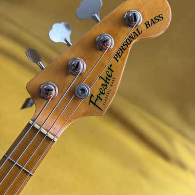 Fresher Personal Bass PB 3rd Gen. – Sunburst, Lawsuit era, 1977 - 1980 image 5