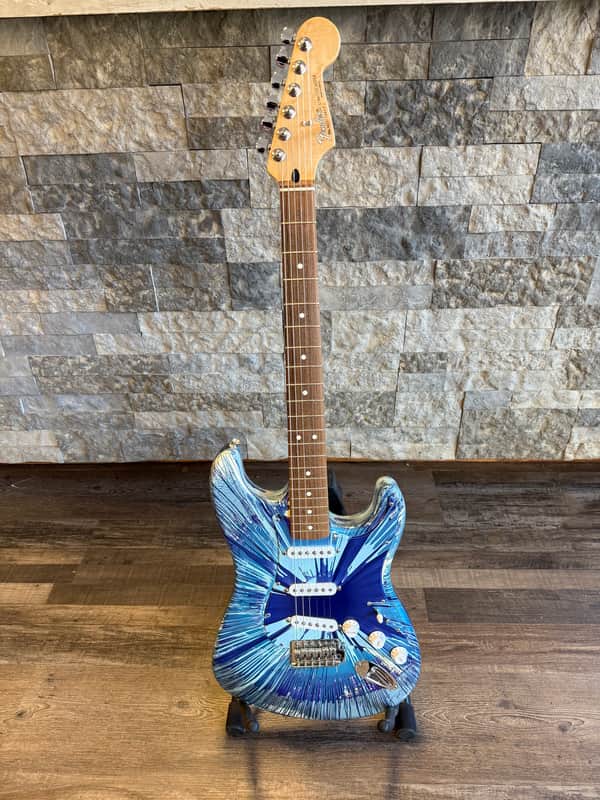 Fender SplatterCaster Midnight Swirl image 1