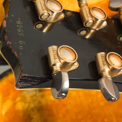 Gibson  Les Paul Custom Solid Body Electric Guitar (1960), ser. #0-6946, original black hard shell case. image 22