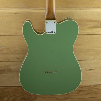 Fender Custom Shop Roasted 60 Tele Custom Journeyman Relic Faded Aged Cadillac Green R141795 Bild 4