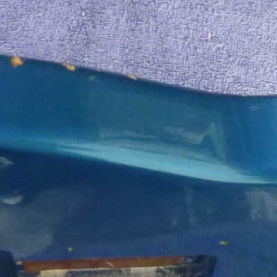 1989 Fender USA Stratocaster relic blue AVRI Reissue Strat guitar body, made by Oscar Pallares image 8