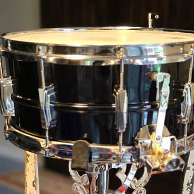 Ludwig Black Beauty 6.5x14" 10-Lug Classic '78/'79 Snare Drum Black image 5