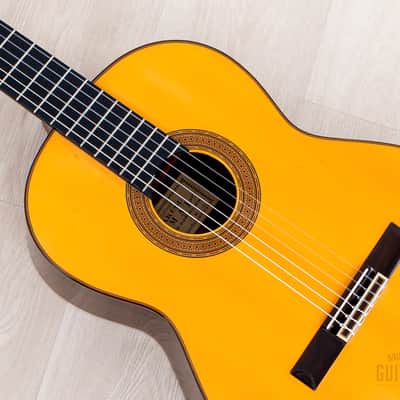 1979 Hakusui Imai C10 Vintage Classical Guitar, Spruce + Rosewood w/ Case image 8
