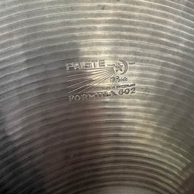 Used Paiste Formula 602 Pre Serial 20" Ride 2460g w/ video demo of actual cymbal for sale image 3