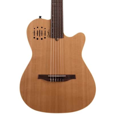 Godin Multiac Nylon Encore Classical Acoustic-Electric Guitar, Natural (includes Gig Bag) image 1