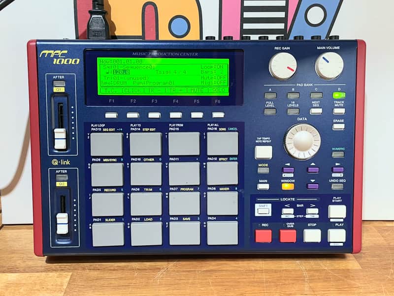 Akai MPC1000 - Blue 128MB RAM w/ CF Card image 1