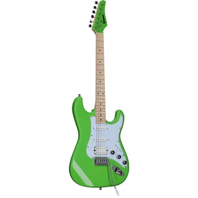 Kramer Focus VT-211S Electric Guitar, Neon Green image 4
