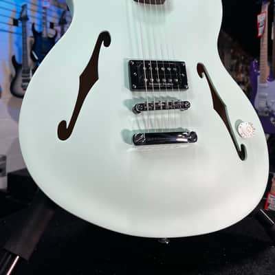 Fender Tom DeLonge Starcaster Semi-hollowbody Electric Guitar - Satin Surf Green FREE PLEK! 467 image 3