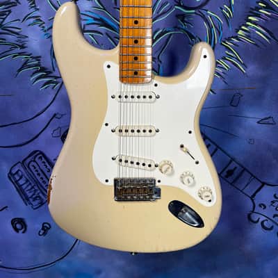 USED 2009 Fender Custom Shop Stratocaster 1956 Relic - Dessert Sand image 1