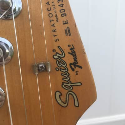 1989 Fender Squier USA American Made Stratocaster-Rare USA produced Squier image 11