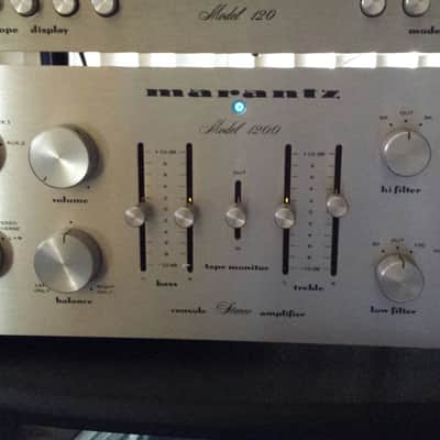 Marantz 1200 71-73 Silver/Black /115b Tuner 74-76 image 1
